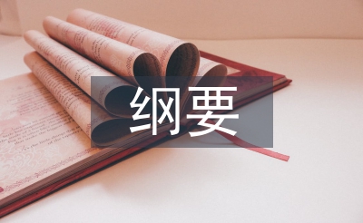 考察報告綱要